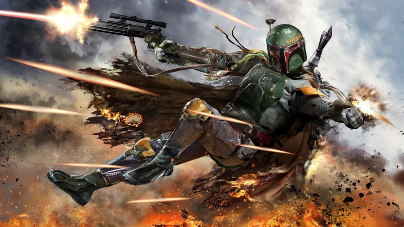1080P, bounty hunter, Star Wars, Boba Fett