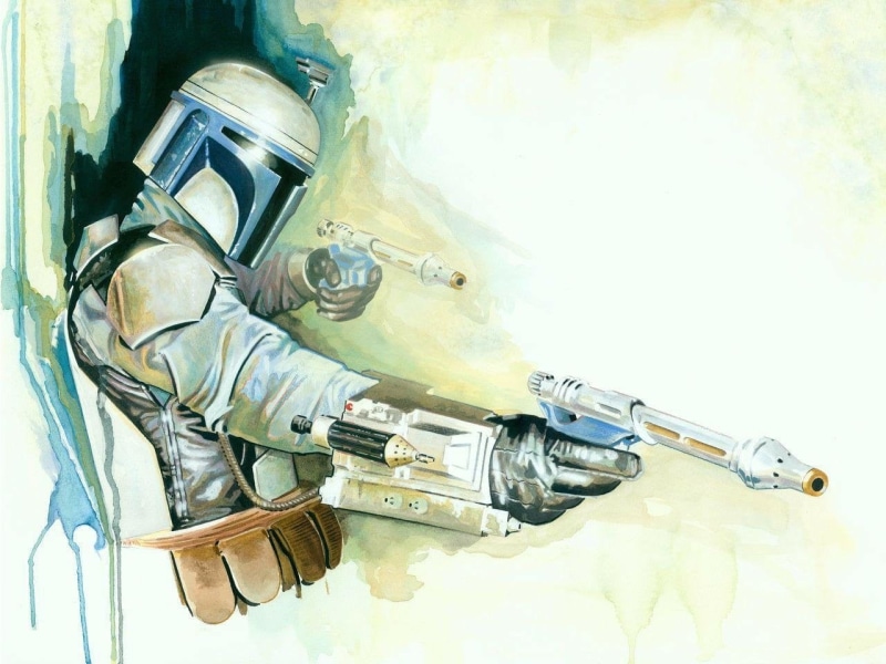 warning sign, Jango Fett, weapon, 720P, healthcare and medicine, protection, Watercolor, communication, Bounty Hunter, security, social issues, sign, close-up