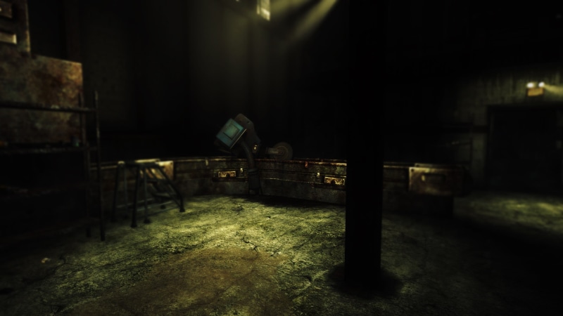 2K, building, video games, night, illuminated, dark, warehouse, container, abandoned, Fallout: New Vegas, ENB, light, architecture, Fallout, untitled