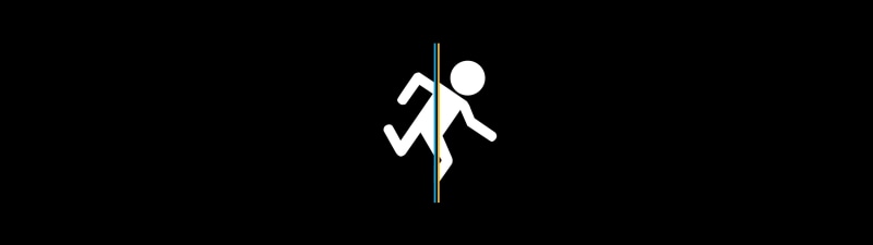 dual, screen, 4K, jeu, monitor, game, portal