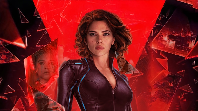 Marvel Comics, Movie, Scarlett Johansson, Black Widow, 4K