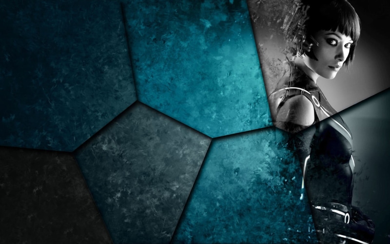women, wall - building feature, adult, fashion, monochrome, beautiful woman, Tron: Legacy, movies, leisure activity, young women, contemplation, young adult