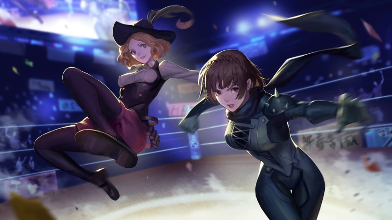Makoto Niijima, Haru Okumura, Persona 5, anime, anime girls, Zoma Phamoz, 720P