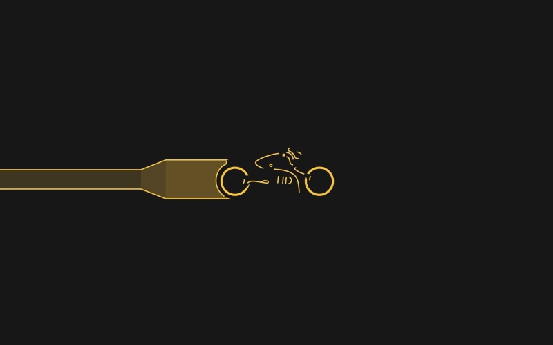2K, Tron: Legacy, Tron, minimalism, Light Cycle