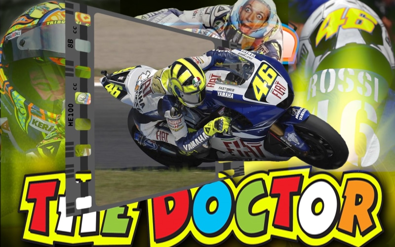 Racing, 1080P, The Doctor, Rossi, hd, 46, yamaha, doctor, motoGP, motorcycles, Valentino, art