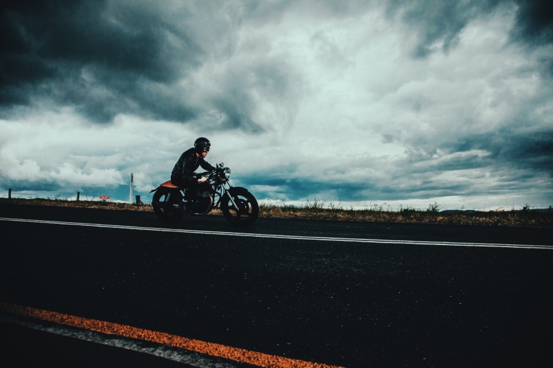 action, road, adventure, landscape, sport, crash helmet, men, man, 5K, headwear, bike, biker, road trip, riding, a man on the road, freedom, speed, Moody