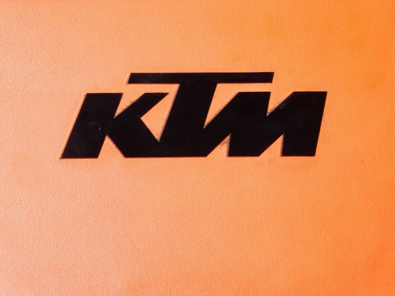 logo, 4K, motorcycle, KTM