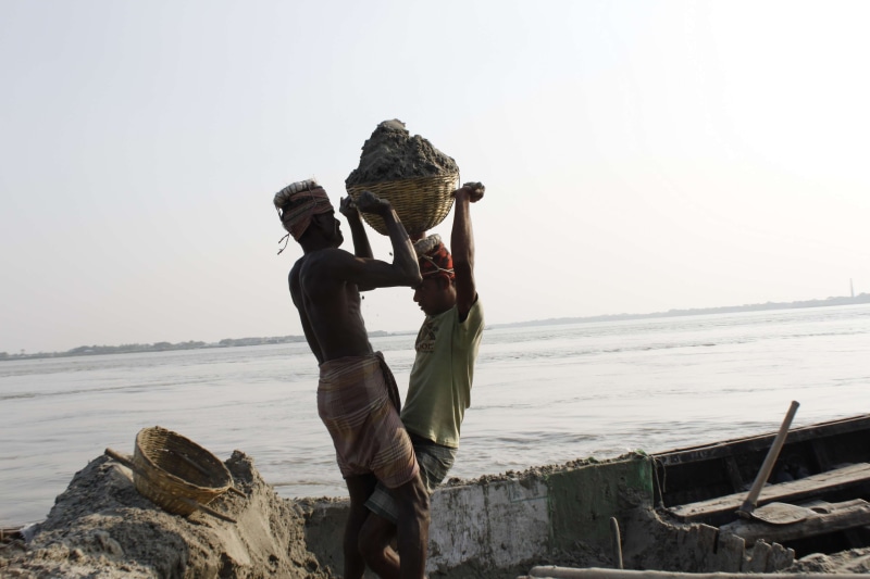 beach, land, paddy rice, 4K, flower, people, bangladesh, water, rock - object, men, day, side view, outdoors, standing, lifestyles, river, rock, nature