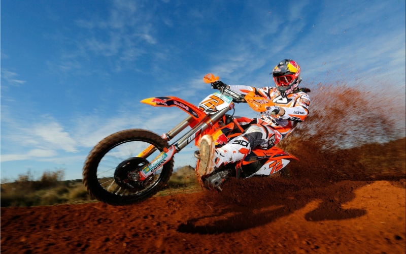 white, activity, competition, riding, transportation, bike, 2K, headwear, outdoors, motocross, nature, orange, sport , mode of transportation, motion