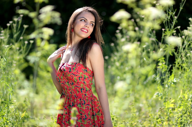teenager, one person, nature, looking at camera, summer, fashion, cute, long hair, hair, clothing, beautiful woman, outdoors, adult, young Adult, beautiful