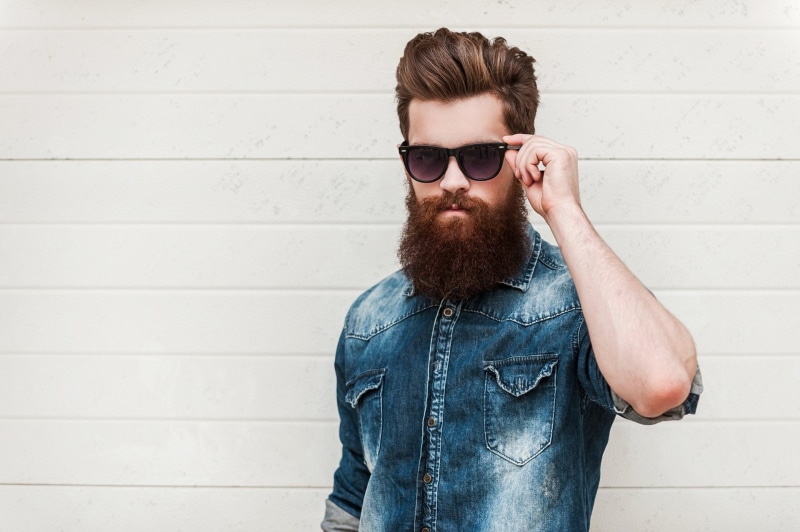 Beard, Man, Men, Sunglasses, Model, 1080P