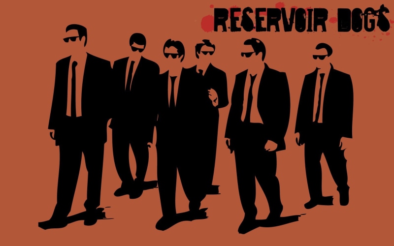 1080P, silhouette, movies, Reservoir Dogs