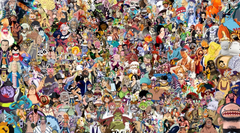 Brook (One Piece), Perona (One Piece), Trafalgar Law, Zoro Roronoa, Sabo (One Piece), Monkey D. Luffy, Monkey D. Garp, Dracule Mihawk, characters, Portgas D. Ace