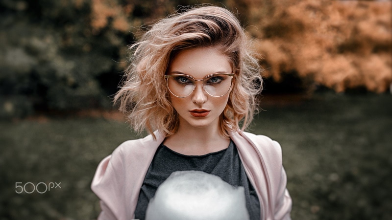 Damian Piórko, waist up, outdoors, beautiful woman, one person, Carla Sonre, women, young adult, beauty, blonde, adult, casual clothing, long hair, teenager