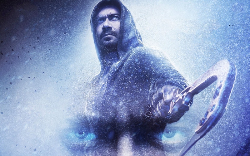 blue, waist up, gray, outdoors, Bollywood Movies, young adult, ajay devgan, portrait, playing, bollywood, wearing, auto post production filter, water, women