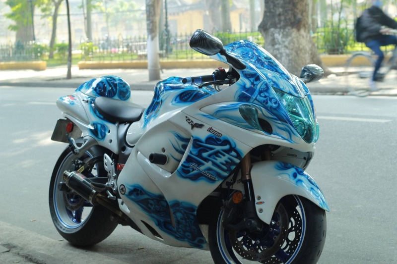 motorcycle, suzuki, 1080P, hayabusa, bike, motorbike, custom, tuning