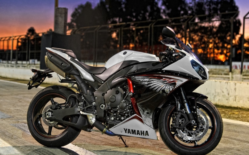 2K, bike, white, yamaha, r, yzf, yamaha yzf