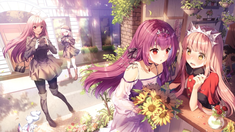 Long Hair, Blonde, Scathach (Fate/Grand Order), 1080P, White Hair, Yellow Eyes, Pink Hair, Uniform, Scáthach-Skaði, Fate/Grand Order, Fou (Fate/Grand Order)