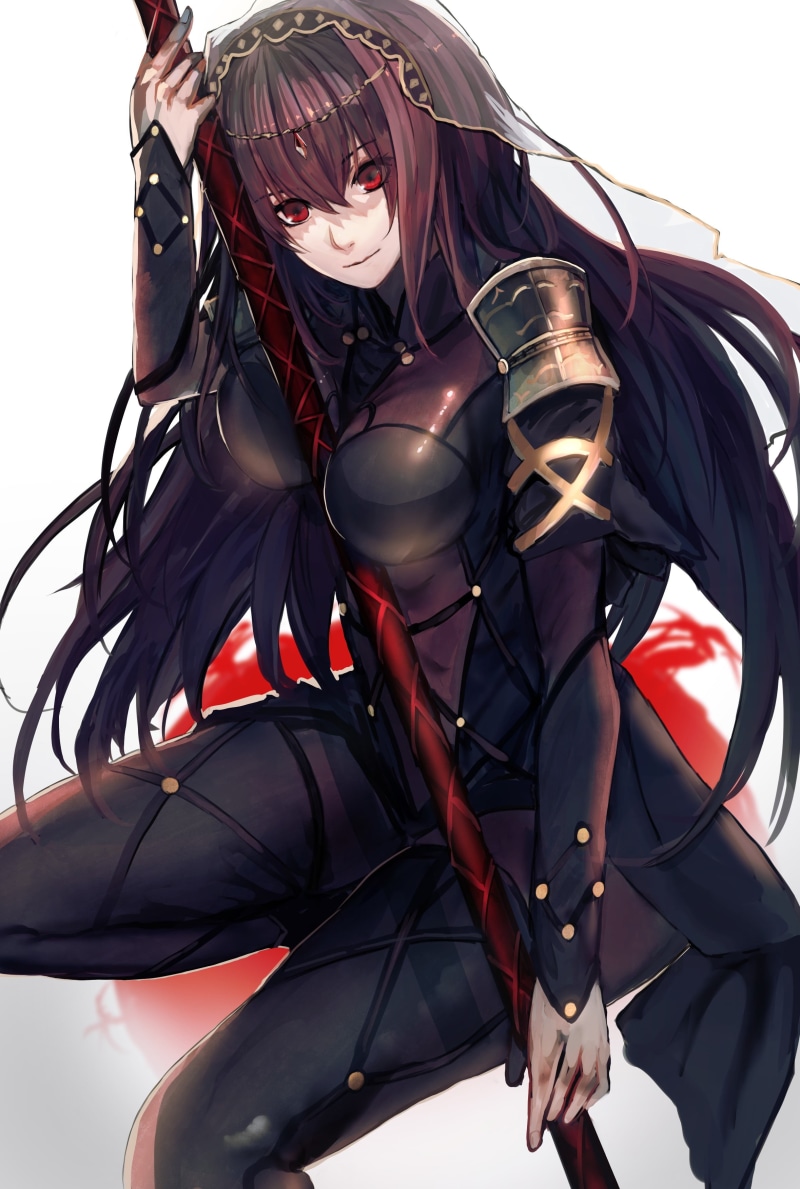 girl, 2K, clothing, security, weapon, long hair, spear, sport, riding, red, women, sports helmet, lifestyles, digital, helmet, standing, holding
