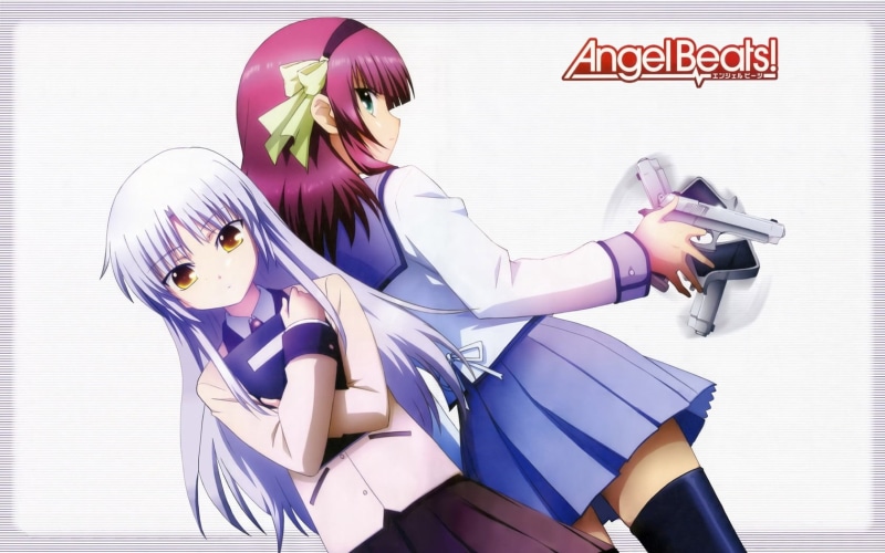 angel beats, haired, full length, anime, casual clothing, human Face, young women, adult, character, girls, representation, comic Book, human representation