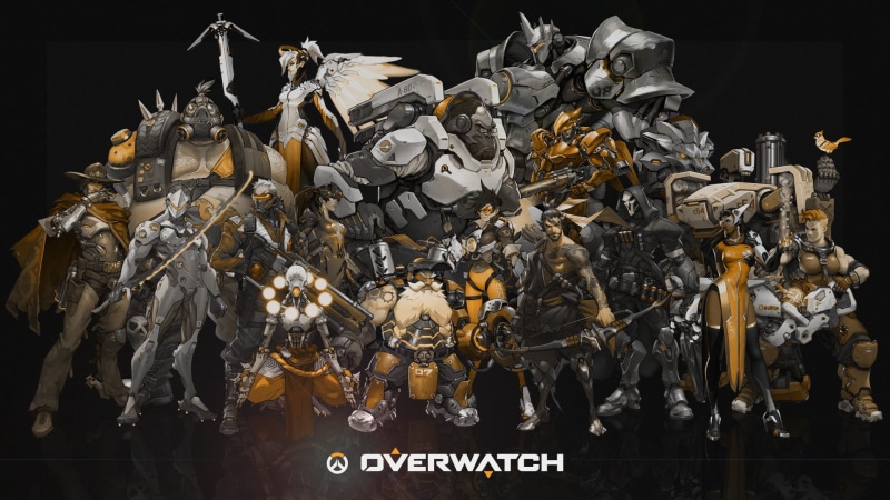 black Color, art and craft, environmental issues, human representation, Bastion (Overwatch), Hanzo (Overwatch), indoors, technology, Roadhog, garbage, Overwatch
