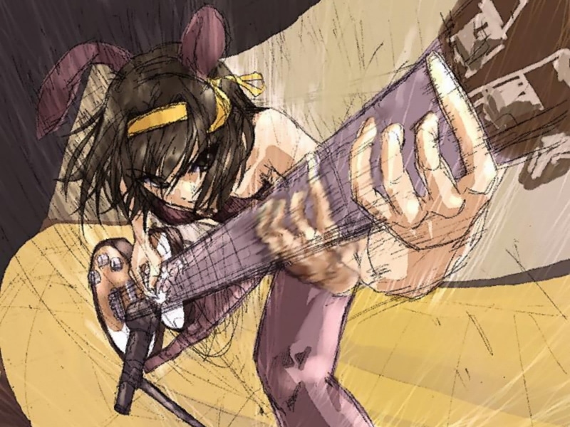 women, Suzumiya Haruhi, bunny ears, The Melancholy of Haruhi Suzumiya, portrait, day, hair, real people, creativity, females, 720P, high angle view, girls
