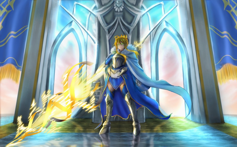 Fate/Grand Order, Fate Series, 2K, anime, Arturia (Lancer)