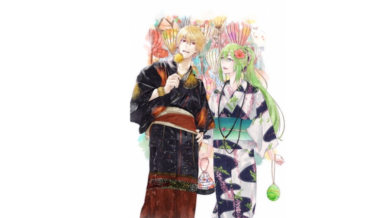 1080P, Caster (Fate/Grand Order), False Lancer, Fate/Grand Order, Fate Series, Gilgamesh (Fate Series), Lancer (Fate/Grand Order), Enkidu (Fate/Grand Order