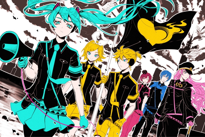 Len Kagamine, 1080P, Anime, Rin Kagamine, Hatsune Miku, Vocaloid, Luka Megurine, Meiko (Vocaloid), Kaito (Vocaloid)