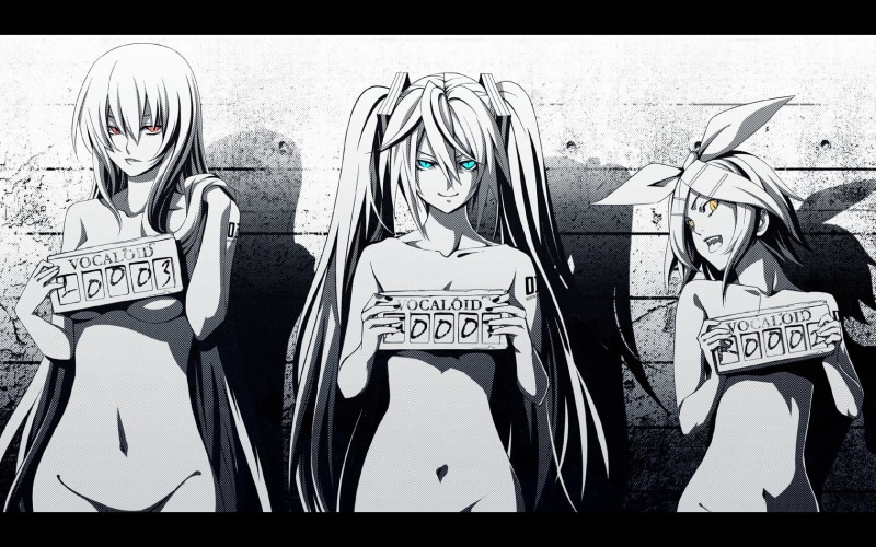 vocaloid, hatsune, colorsplash, hd, cartoon/comic, kagamine, miku, anime, luka, megurine, rin, 720P