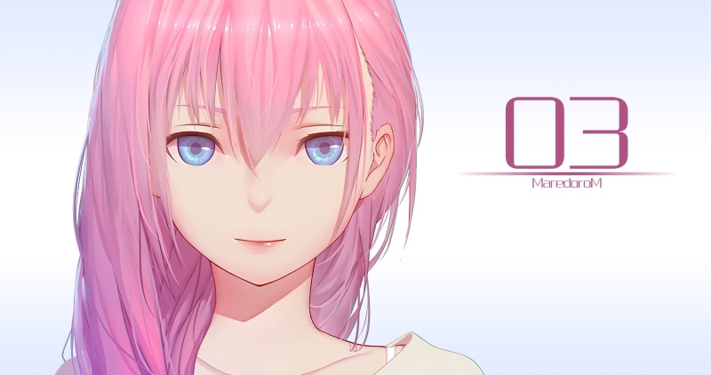 anime girls, close-up, looking at camera, Vocaloid, purple, simple background, Megurine Luka, communication, human body part, hairstyle, beauty, females