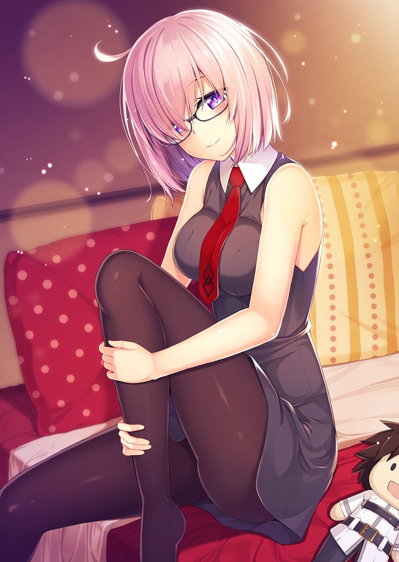 fashion, glasses, meganekko, human body part, young adult, clothing, short hair, young women, anime, females, sitting, furniture, people, holding, beauty