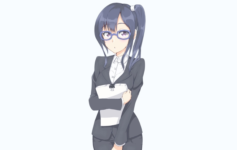 one person, formalwear, studio shot, cut out, men, waist up, white background, simple background, indoors, 720P, anime, front view, business person, suit