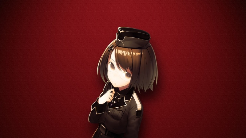 women, technology, adult, arts culture and entertainment, indoors, front view, men, waist up, anime girls, occupation, copy space, 1080P, brunette, people