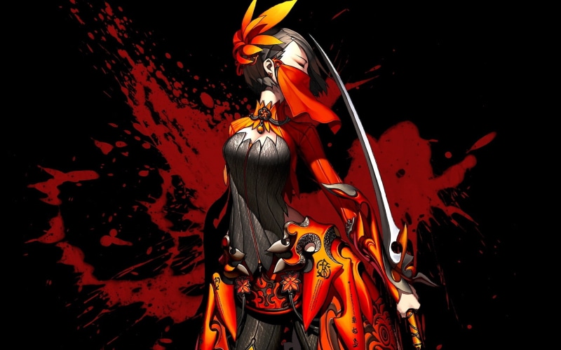 babes, blood, art, girl, fighting, online, soul, katana, asian, anime, sexy, oriental, weapons, fantasy, mmo, action, women, blade, 1080P, games, warriors