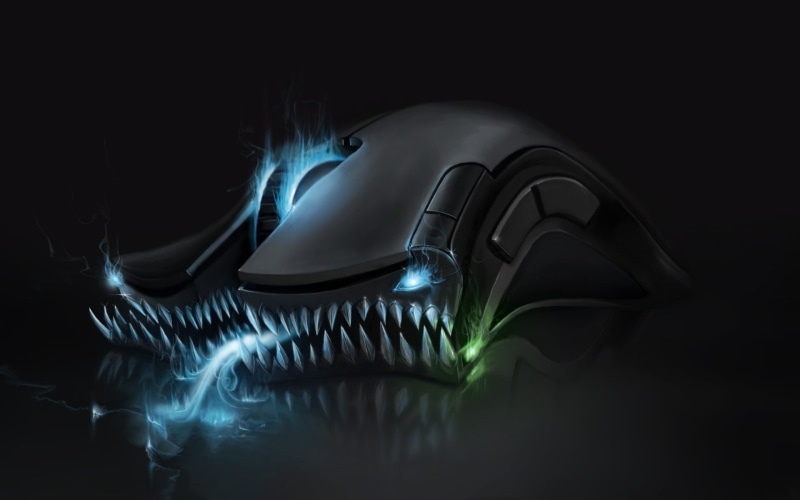 illuminated, close-up, lighting equipment, heat - temperature, electricity, Razer, studio shot, indoors, 1080P, black background, motion, electric lamp