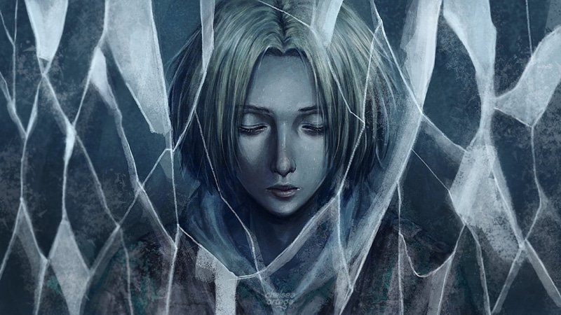 emotion, mystery, depression - sadness, portrait, grief, Shingeki No Kyojin, women, Attack On Titan, sadness, females, hood, night, adult, human face, one person