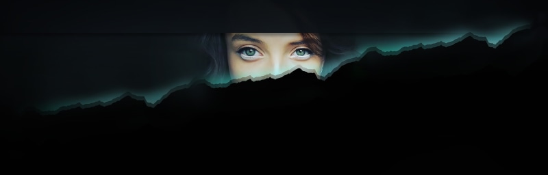 dark, eyes, adult, young adult, copy space, night, mountains, one person, spooky, looking, hole, emotion, human face, terrified, men, fear, portrait, human body part