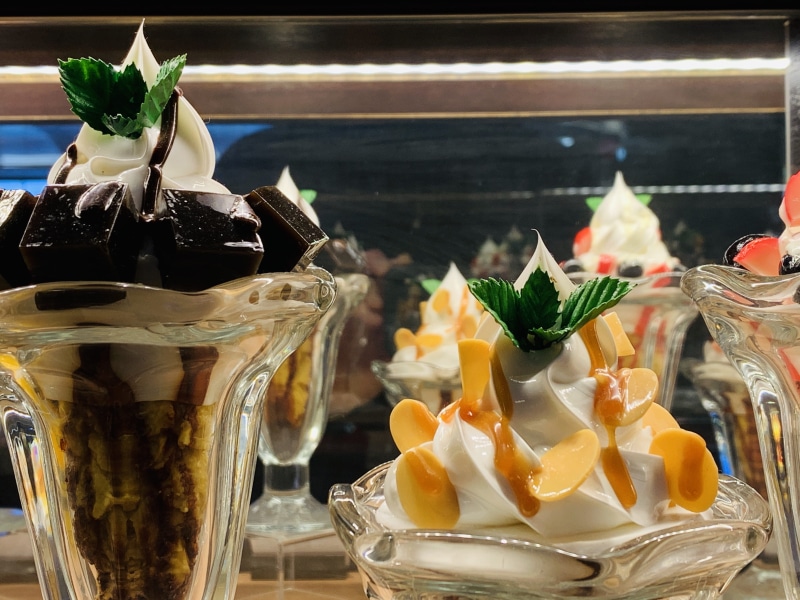 still life, icing, indulgence, jar, plastic, leaf, glass, serving size, transparent, fruit, freshness, 4K, herb, mint leaf - culinary, chocolate, japan