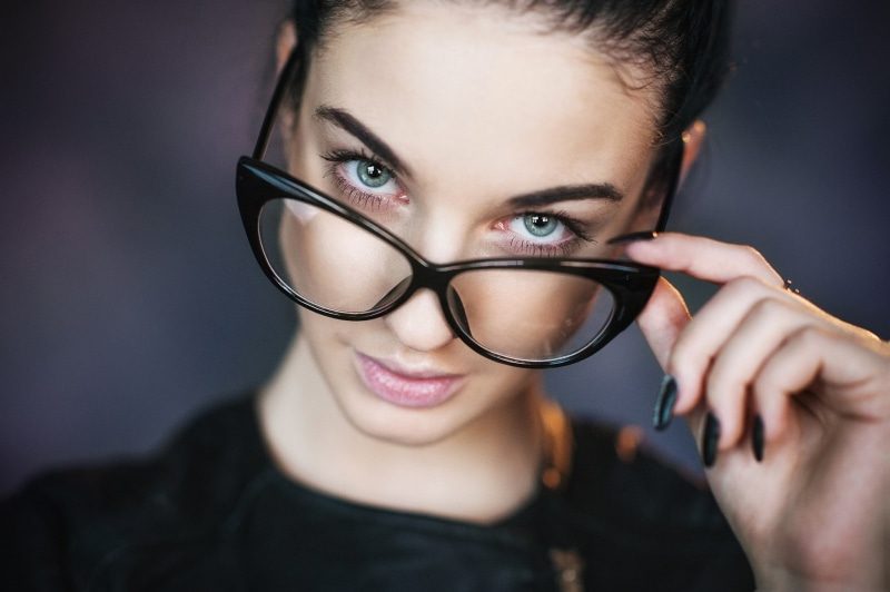 Maxim Maximov, portrait, women with glasses, 1080P, Alla Berger, women, face