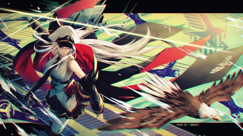 Hat, Skirt, Enterprise (Azur Lane), White Hair, Uniform, Long Hair, 2K, Azur Lane, Anime, Girl