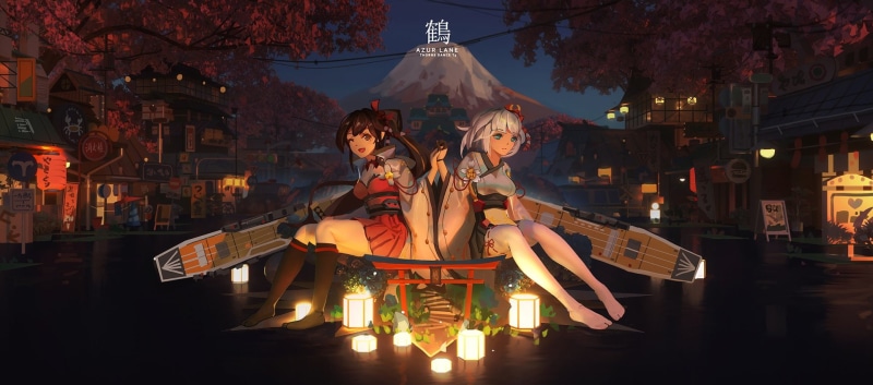 Anime, 1080P, Azur Lane, Zuikaku (Azur Lane), Shoukaku (Azur Lane)