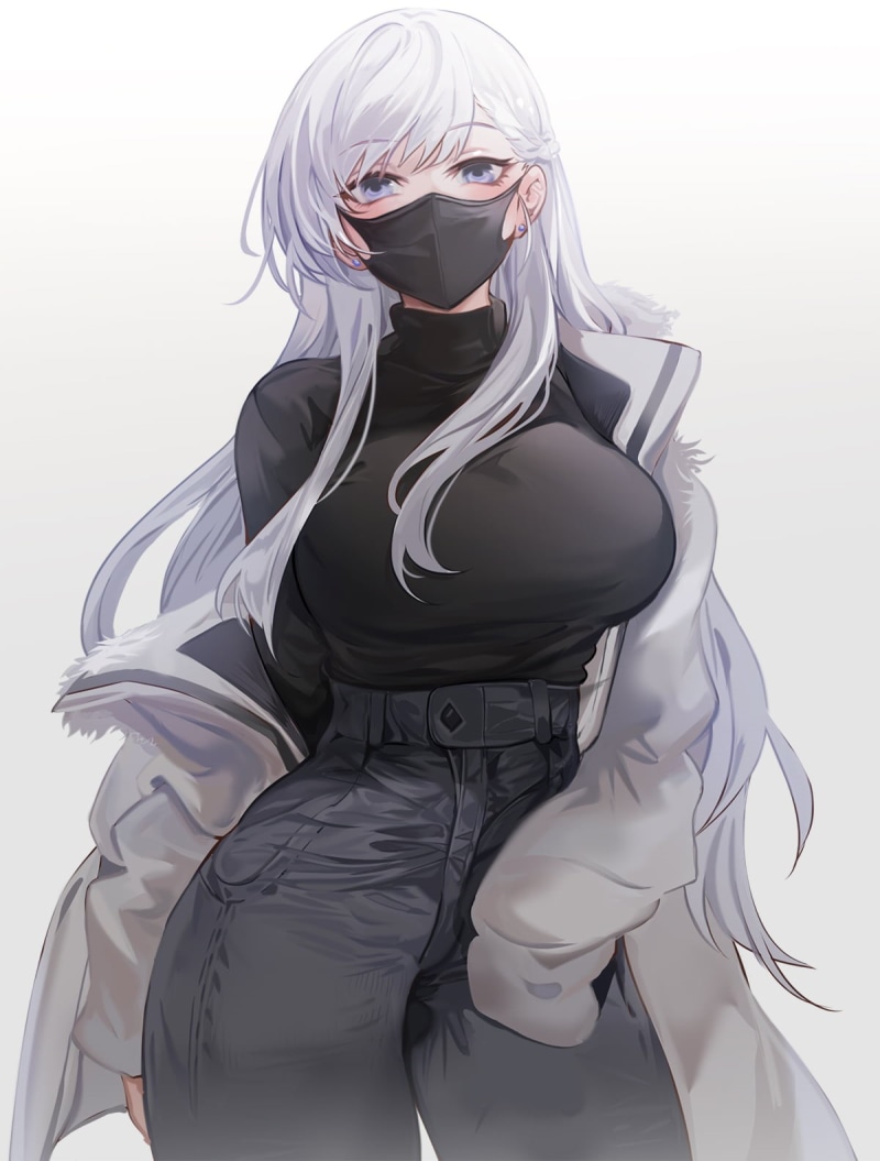 720P, simple background, Azur Lane, Belfast (Azur Lane), anime girls