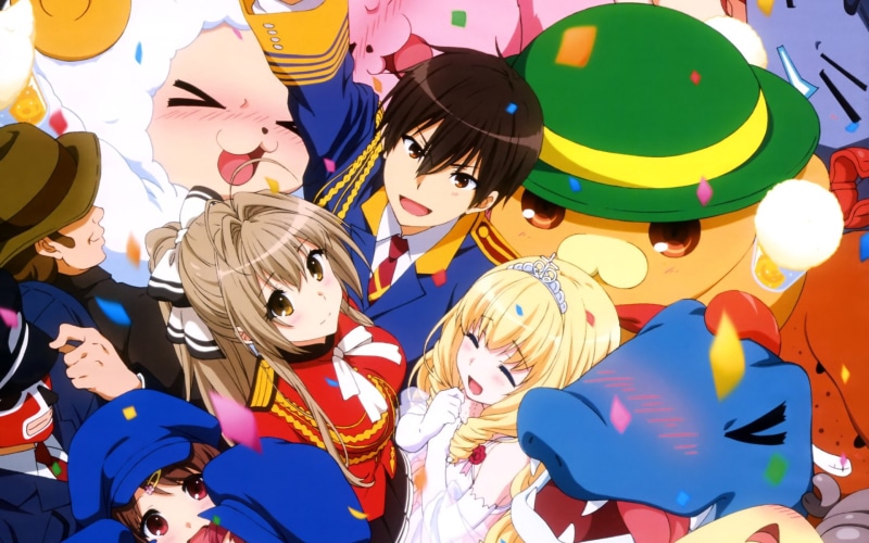 Moffle (Amagi Brilliant Park), Macaron (Amagi Brilliant Park), Seiya Kanie, 1080P, Anime, Isuzu Sento, Amagi Brilliant Park, Latifa Fleuranza