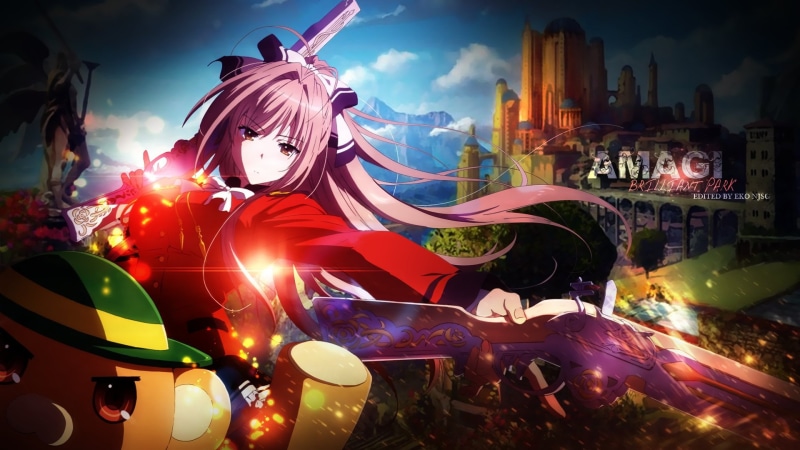 architecture, digital composite, human representation, built structure, Amagi Brilliant Park, real people, Isuzu Sento, nature, night, building exterior