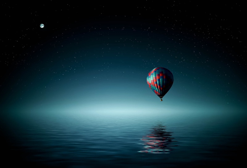 remix, heat - Temperature, scape, cc, adventure, 1080P, sky, non  commercial, color, BRILLIANT, multi Colored, nighttime, landscape, toolkit, hot Air Balloon