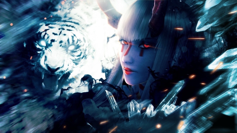 real people, security, 1080P, selective focus, Red Eyes, Tekken, Woman, government, night, portrait, Close-Up, blurred motion, mystery, Glowing Eyes, human representation