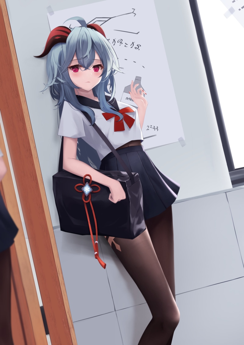 anime girls, 4K, Ganyu (Genshin Impact), Genshin Impact