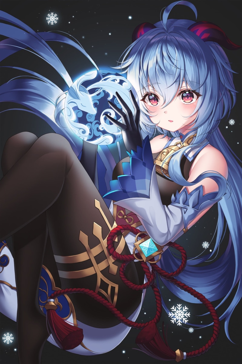 1080P, Ganyu (Genshin Impact), Genshin Impact, anime girls