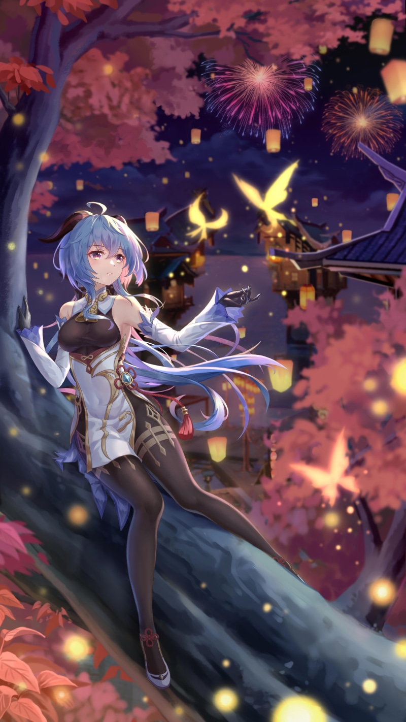 Genshin Impact, Ganyu (Genshin Impact), anime girls, 8K